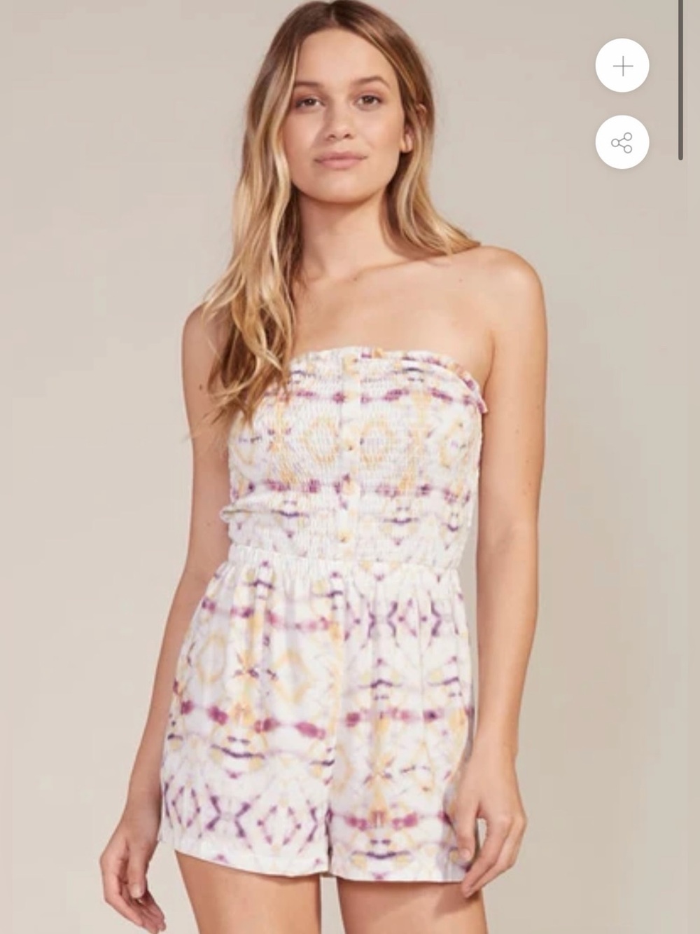NWT Medium Bb Dakota Tie dye romper